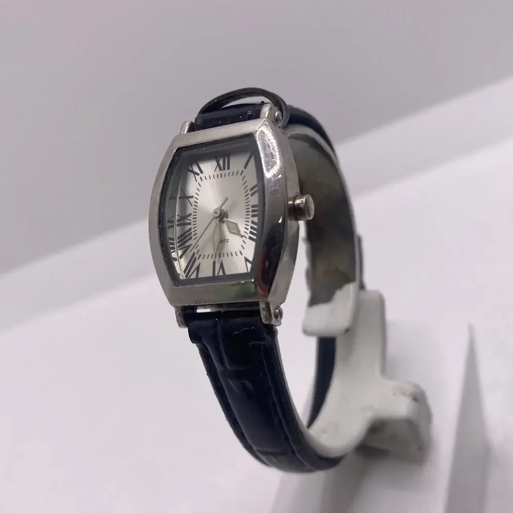 Womens Vintage Leather Quartz Fashion Watch New Battery